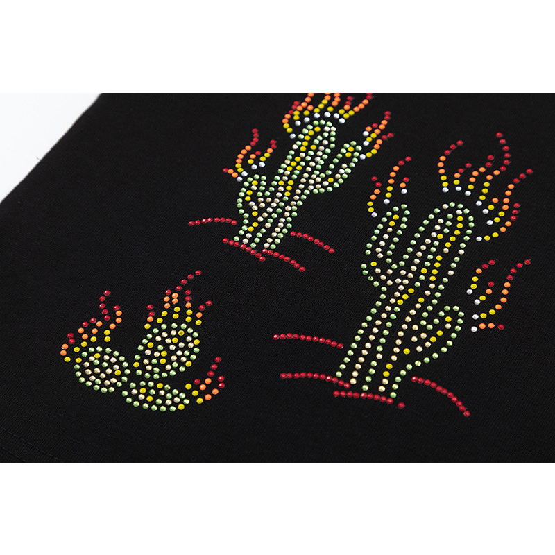 Áo Thun Ngắn Tay In Hình Travis Scott x jordan Đính Đá Thời Trang Cho Nam Nữ