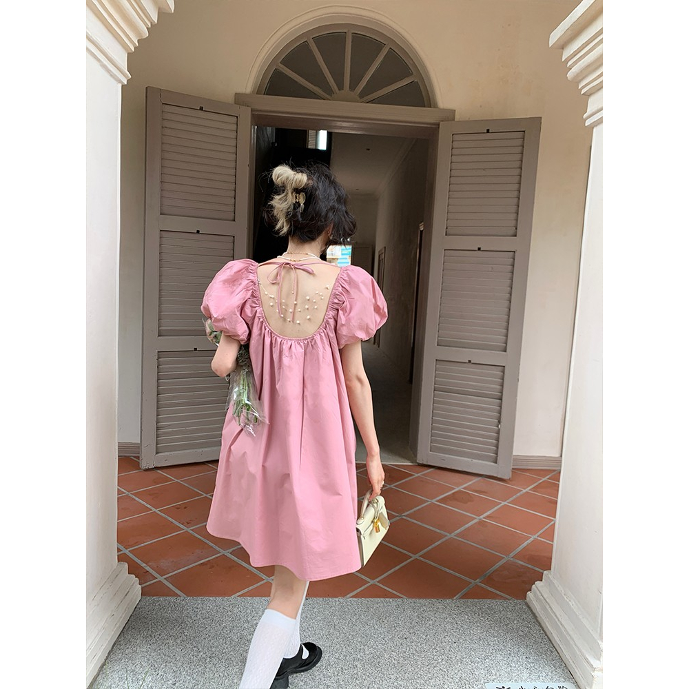 Đầm Dáng Chữ a Rộng Thời Trang Mùa Xuân 2023 Phong Cách Pháp Hàng Mới Dành Cho Bạn Nữ