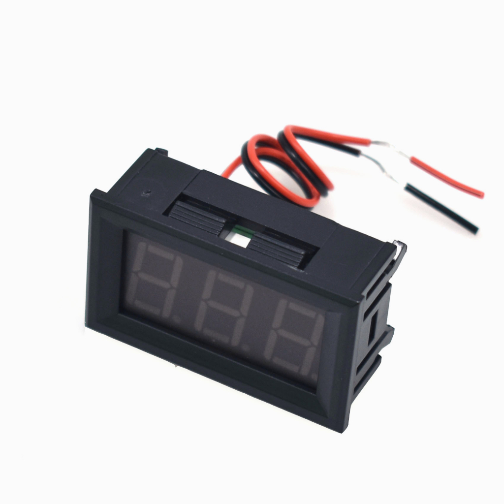 Vôn Kế Kỹ Thuật Số DC 5V-120V 2 Dây 0.56'' LED