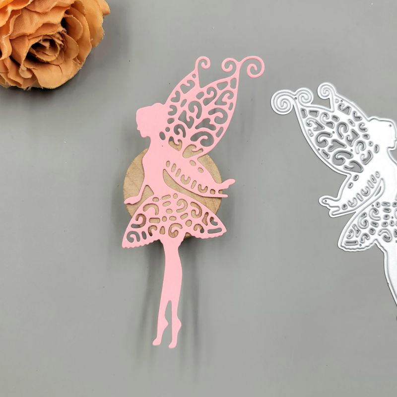 Khuôn Cắt Giấy Kim Loại Hình Cô Gái Nhiều Kiểu Dáng