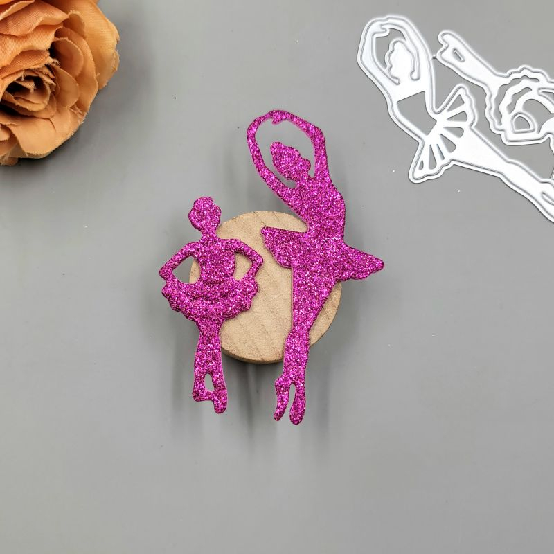 Khuôn Cắt Giấy Kim Loại Hình Cô Gái Nhiều Kiểu Dáng