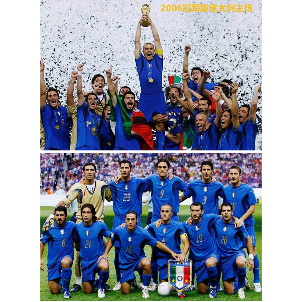 Bộ Quần Áo Bóng Đá Đội Tuyển Ý 2006 Phong Cách Vintage Ốp Điện Thoại Cho Pierlot 10 Tody Custom S-2XL S-2XL 7 Pierlot 10