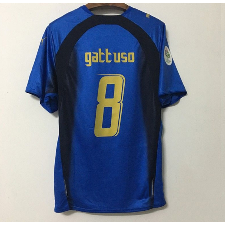 Bộ Quần Áo Bóng Đá Đội Tuyển Ý 2006 Phong Cách Vintage Ốp Điện Thoại Cho Pierlot 10 Tody Custom S-2XL S-2XL 7 Pierlot 10