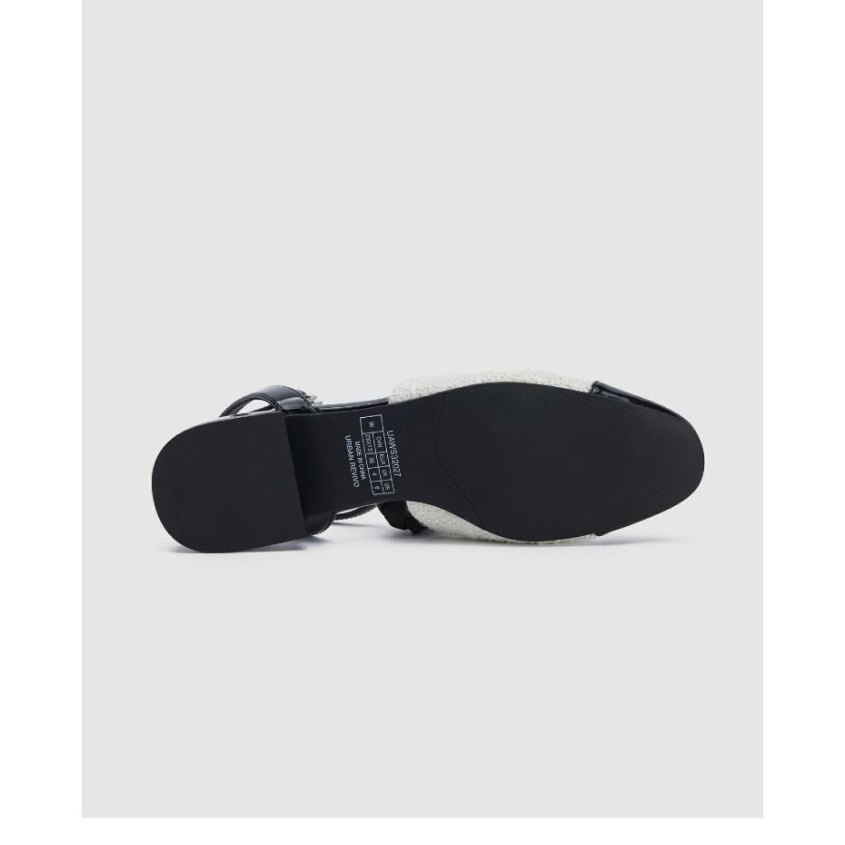 Giày Sandal Cao Gót Phối Màu Sắc Tương Phản Thời Trang Mùa Hè 2023