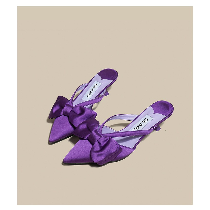 Hàng Mới Về Mới Dép Cao Gót Mũi Nhọn Đính Đá Thời Trang Mùa Xuân 2023 Dành Cho Nữ