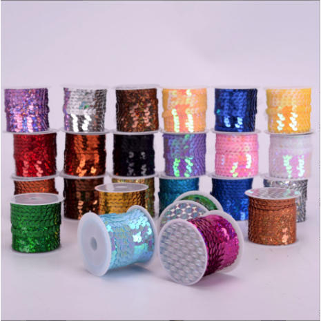 Cuộn Dây PVC Sequin 6mm 4.5m Dùng Làm Đồ Thủ Công Diy