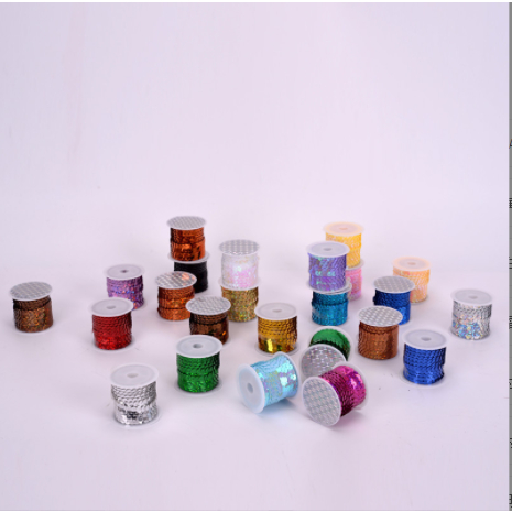 Cuộn Dây PVC Sequin 6mm 4.5m Dùng Làm Đồ Thủ Công Diy