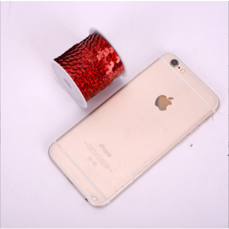 Cuộn Dây PVC Sequin 6mm 4.5m Dùng Làm Đồ Thủ Công Diy