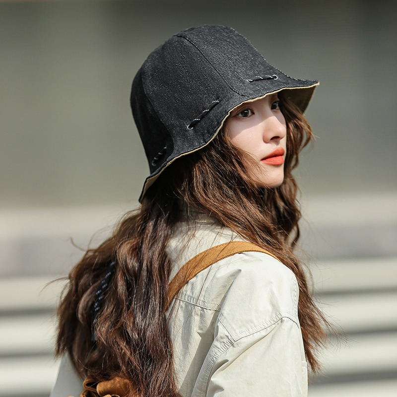 Nón Tai Bèo Dây Rút Đa Năng Có Thể Gấp Gọn Phong Cách Nhật Bản