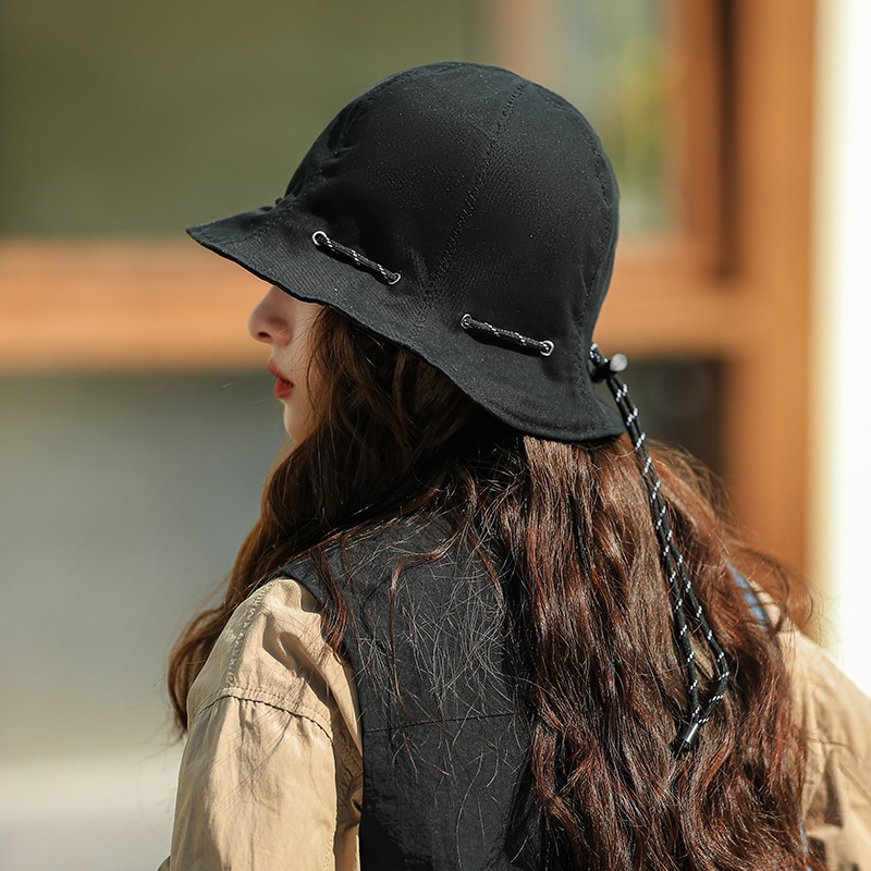 Nón Tai Bèo Dây Rút Đa Năng Có Thể Gấp Gọn Phong Cách Nhật Bản