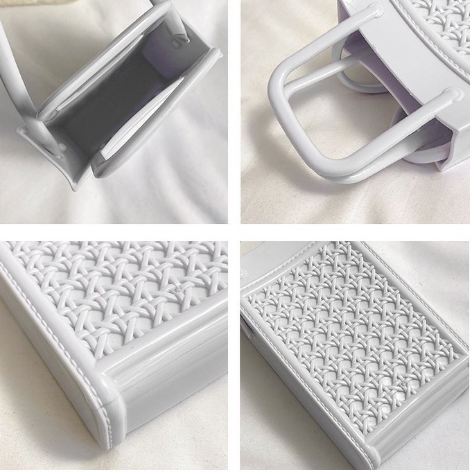 Túi Đeo Chéo Mini Hình Vuông Đựng Điện Thoại Thiết Kế Đơn Giản Thời Trang Cho Nữ