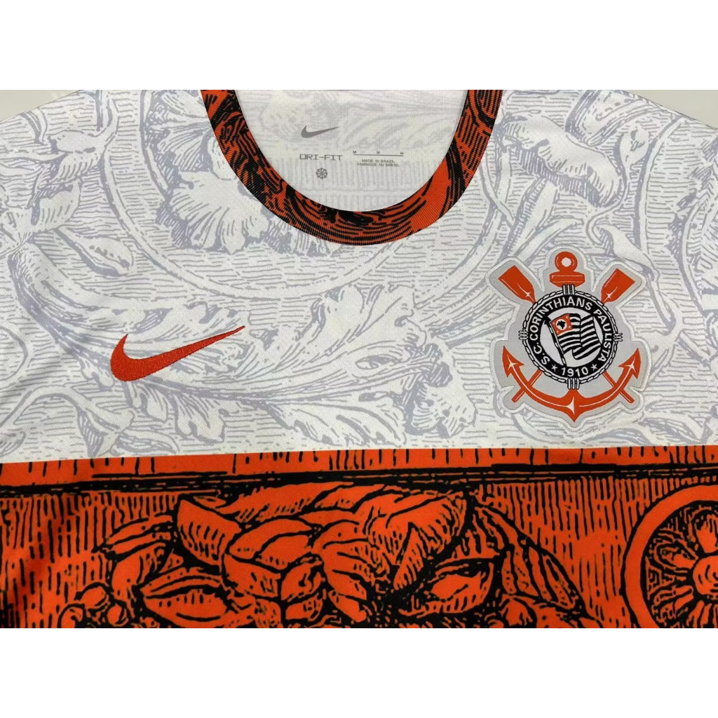 Áo Thun Bóng Đá Corinthian 23-24  Jersey S-2XL * Có Sẵn & Tùy Chỉnh *