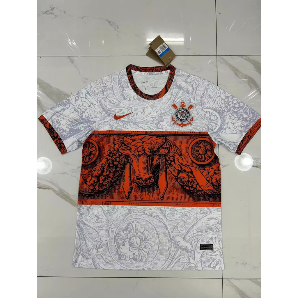 Áo Thun Bóng Đá Corinthian 23-24  Jersey S-2XL * Có Sẵn & Tùy Chỉnh *