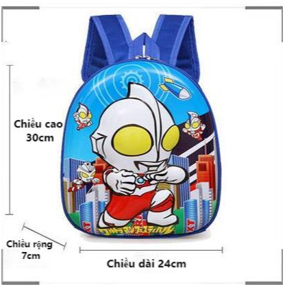 Ba Lô Vỏ Cứng In Hình Người Nhện Cá Tính Cho Bé Mẫu Giáo