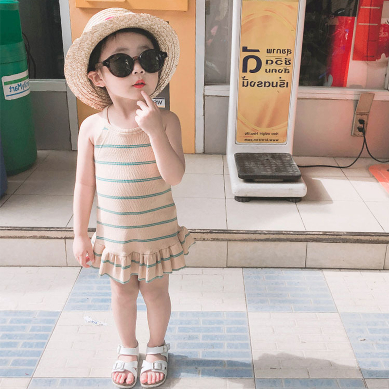 Đầm SáT NáCh Kẻ SọC Dễ Thương Cho Bé GáI