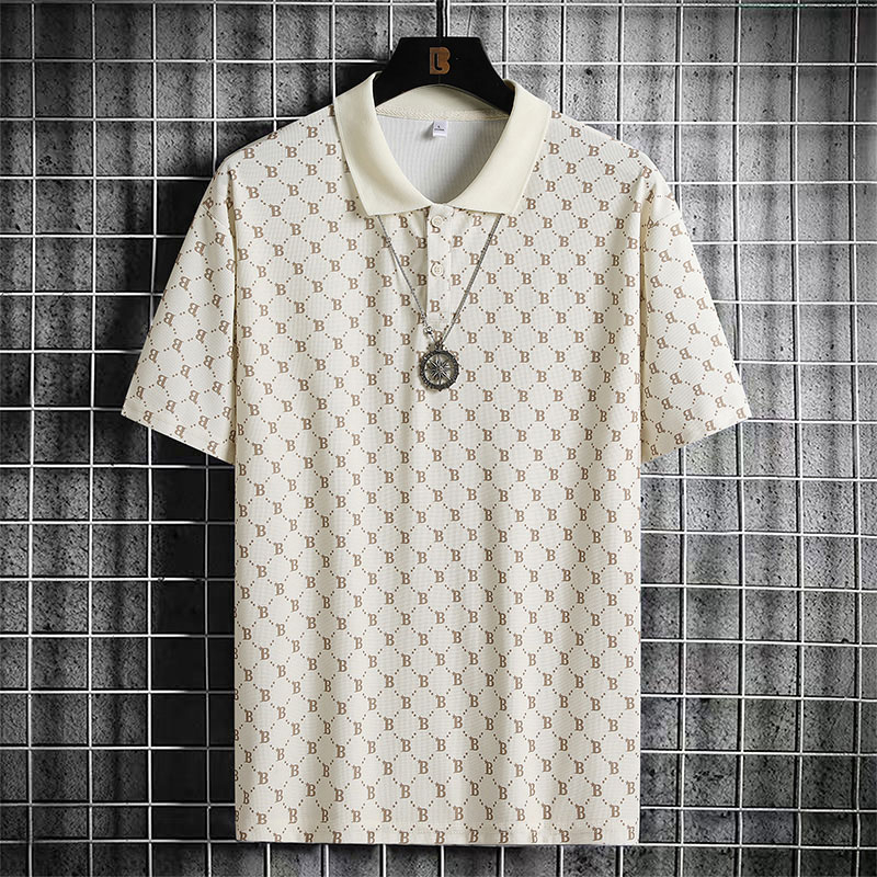 Áo Thun Polo Ngắn Tay In Chữ Thời Trang Dành Cho Nam