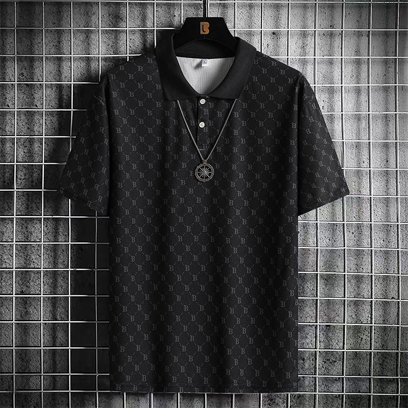 Áo Thun Polo Ngắn Tay In Chữ Thời Trang Dành Cho Nam