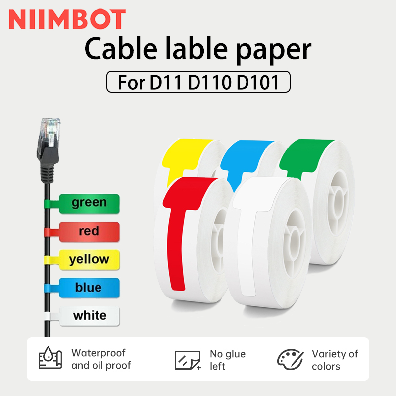 Cuộn giấy nhãn dán NIIMBOT thích hợp cho máy in Nimbot D110 / D11 / D101
