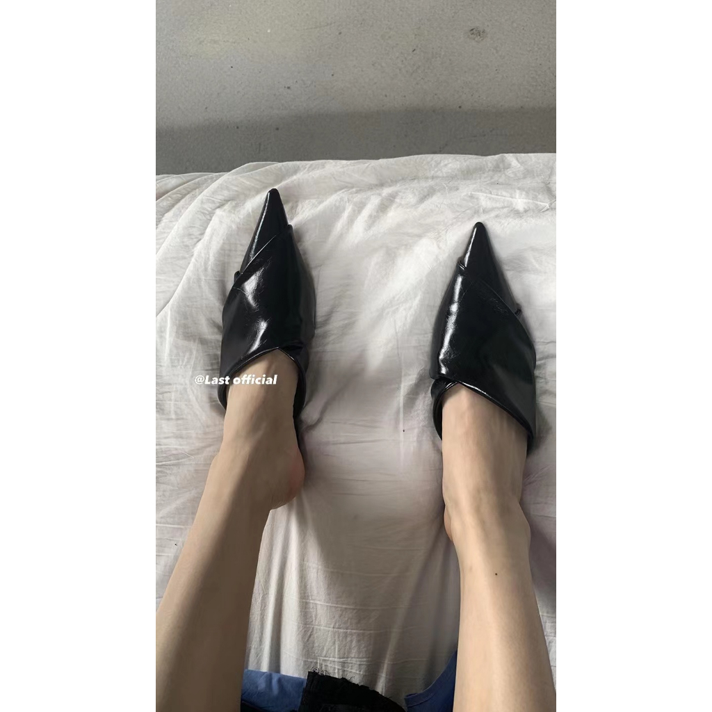 Dép Bít Mũi Cao Gót Phong Cách Pháp Thời Trang Mùa Hè Hàng Mới 2023 Dành Cho Bạn Nữ