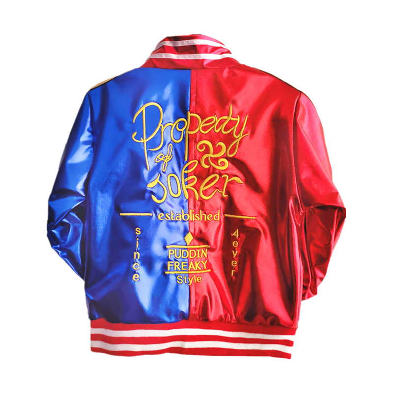 Suicide Squad Harley Quinn Kids&Adult Clothes Cosplay thêu 6 mảnh