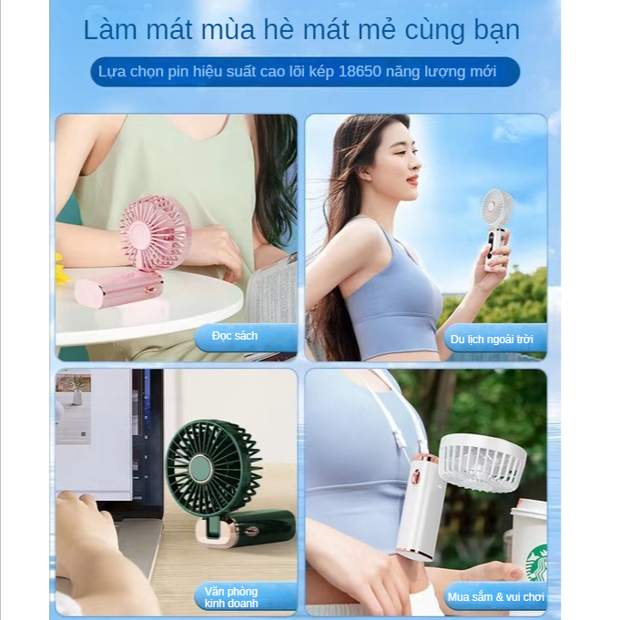 Quạt mini Sạc usb Có Màn Hình LED Có Thể Gấp Gọn Tiện Dụng Quạt cầm tay mini đầu USB thời trang Tích Điện Để Bàn Nhỏ Gọn Nhiều Màu Sắc FAN làm mát quạt làm mát quạt tay quạt cầm tay quạt mini giá rẻ quạt sạc điện quạt xếp cầm tay