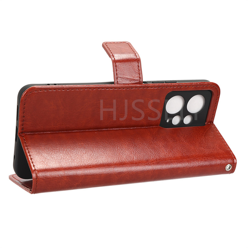 Bao Da PU Điện Thoại Nắp Lật Kèm Ngăn Đựng Thẻ Cho Redmi Note 12 4G Redmi Note12 Pro 5G 12Pro Plus Vỏ