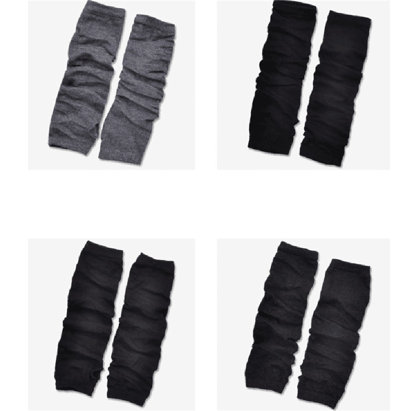 Găng Tay Len Đan Không Ngón Giữ Ấm Mùa Đông