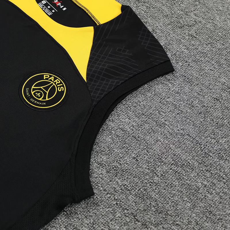 Bộ Quần Áo Bóng Đá Màu Đen Size S-2XL 2023-24