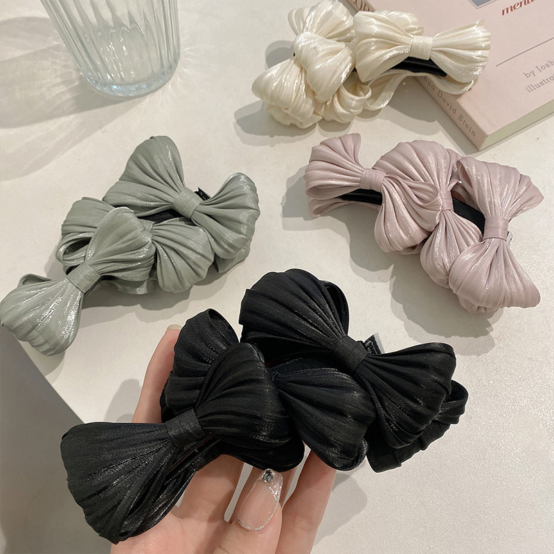 Kẹp Tóc Đính Nơ Sau Lưng Thời Trang Mùa Hè Dành Cho Nữ