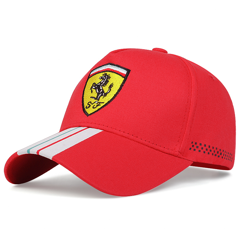 Nón Lưỡi Trai Thể Thao In Logo Ferrari