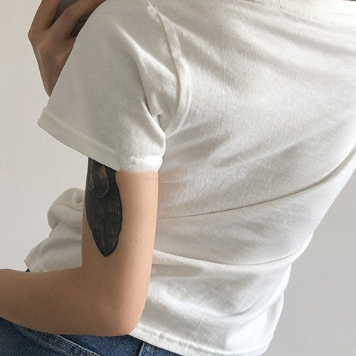 Hàng Mới Về Áo Thun cotton Ngắn Tay In Hình Gấu Phong Cách Hàn Quốc Dành Cho Nữ