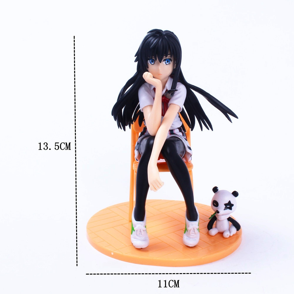 Mô Hình Nhân Vật Yukinoshita Yukino Panda Anime My Teen Lãng Mạn Vui Nhộn Bằng PVC Sưu Tầm