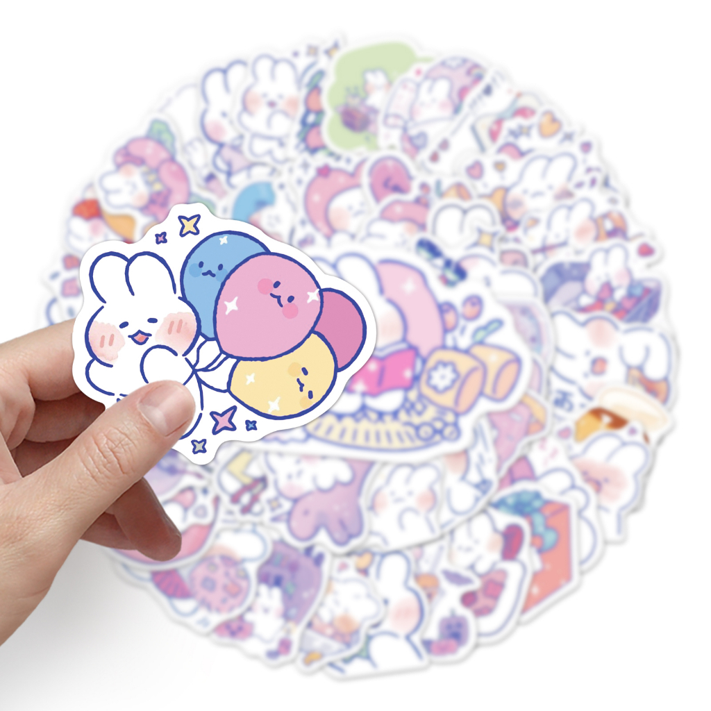 Bộ 50 Miếng Dán Chống Thấm Nước Họa Tiết Động Cơ Sáng Tạo Trang Trí Xe Hơi / Nhà Cửa