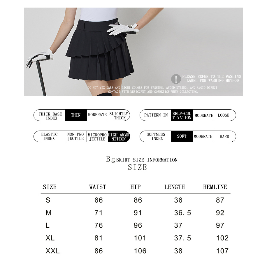 Chân Váy Ngắn Co Giãn Thoáng Khí Chống Chói Thời Trang Mùa Hè Cho Nữ BG23035