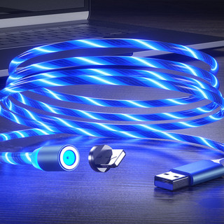 Dây Cáp Sạc USB Có Đèn LED RGB Dài 1M Thay Đổi Màu Sắc Độc Đáo