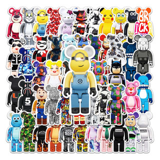 50 Miếng Dán Bearbrick Ngộ nghĩnh Chống Thấm Nước DIY Cho Điện Thoại Laptop Xe Hơi Miếng Dán Sáng Tạo Nhà Decal