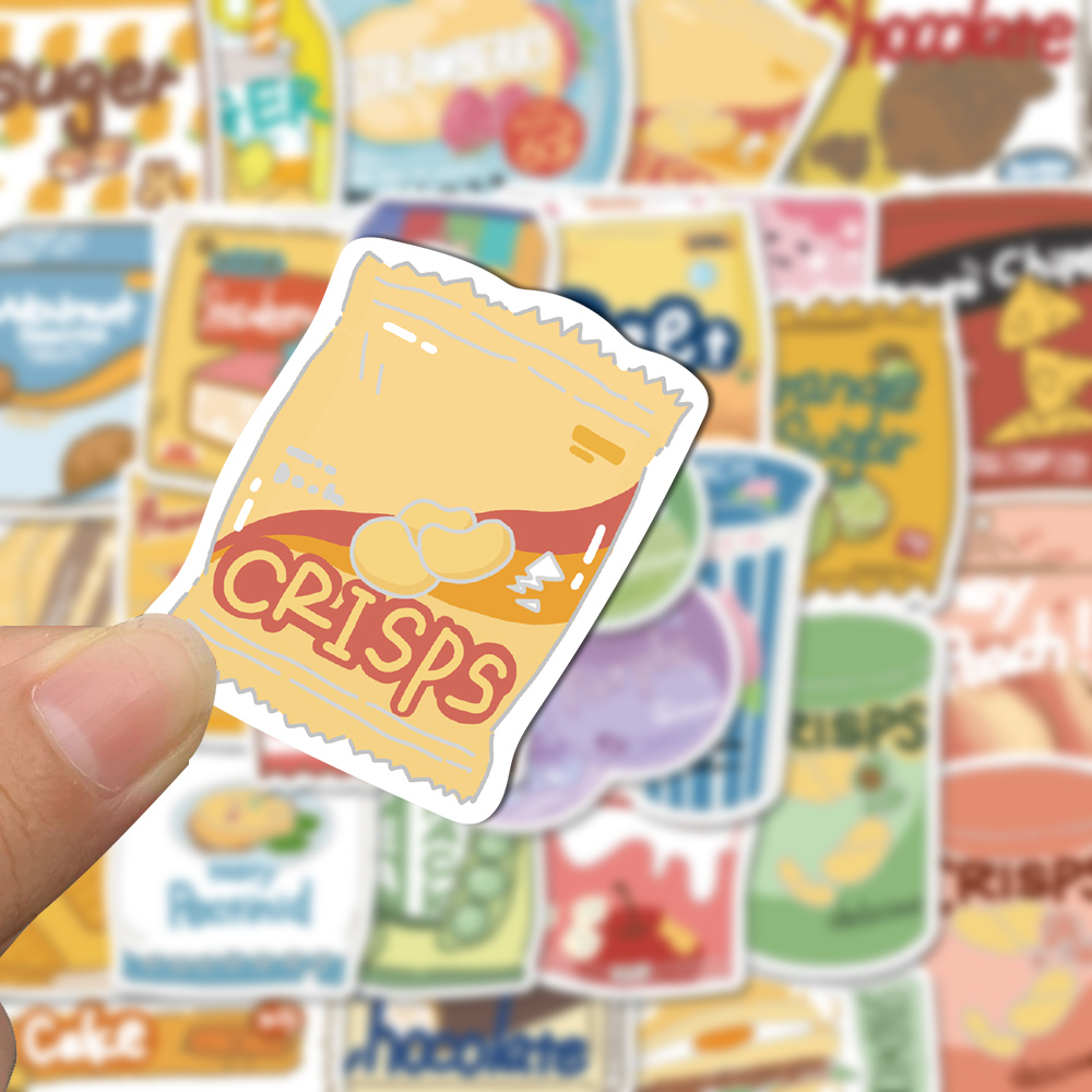 Bộ 40 Miếng Dán Hoạt Hình Chống Thấm Nước Trang Trí Laptop Mũ Bảo Hiểm