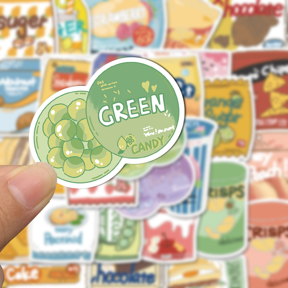 Bộ 40 Miếng Dán Hoạt Hình Chống Thấm Nước Trang Trí Laptop Mũ Bảo Hiểm