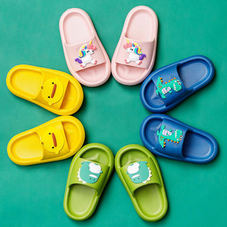 Summer Cute Cartoon Soft Sole Anti-slip phòng tắm dép đi trong nhà cho bé trai