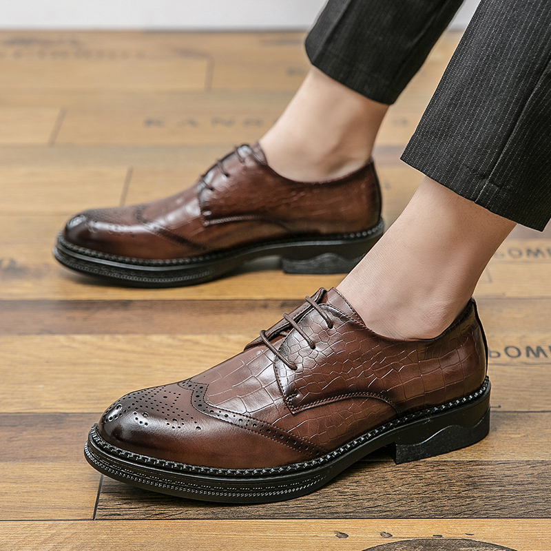 Giày Da Cá Sấu Sang Trọng Cho Nam