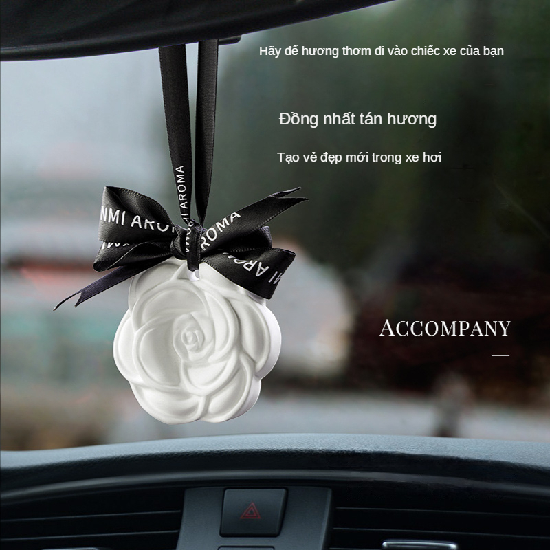 Phụ Kiện Treo Khuếch Tán Hương Thơm Đá Thơm Khuếch Tán Tinh Dầu HENY GARDEN Hình Hoa Sen Nến Thơm Heny Garden Mini Cho Làm Việc Và Phòng Nhỏ Mùi Hương Dễ Ngủ, Thư Giãn Xe Hơi / Tủ Quần Áo Bằng Sứ Hoa Trà Tự Nhiên