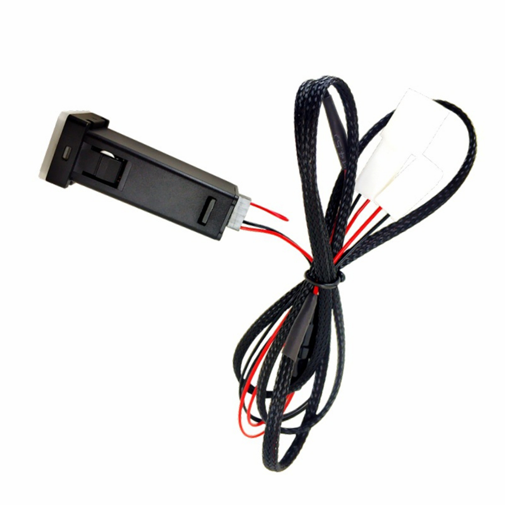Tẩu Sạc Nhanh QC 3.0 USB PD Type-C 12V Có Đèn LED Báo Hiệu Dành Cho Ô Tô Toyota