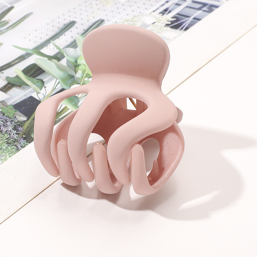 1 Kẹp Tóc Đuôi Ngựa 4.5cm Màu Bí Ngô / Bóng Tròn