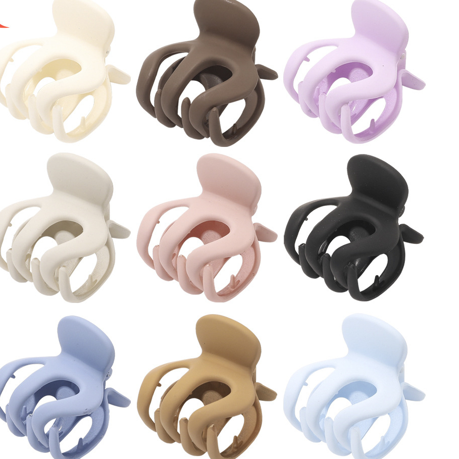 1 Kẹp Tóc Đuôi Ngựa 4.5cm Màu Bí Ngô / Bóng Tròn