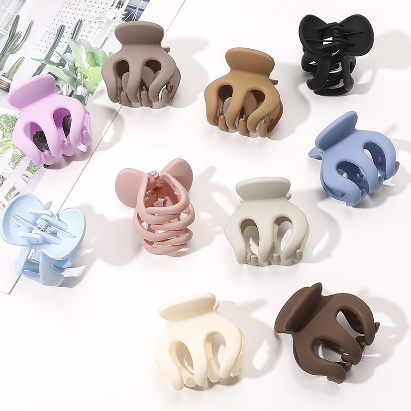 1 Kẹp Tóc Đuôi Ngựa 4.5cm Màu Bí Ngô / Bóng Tròn