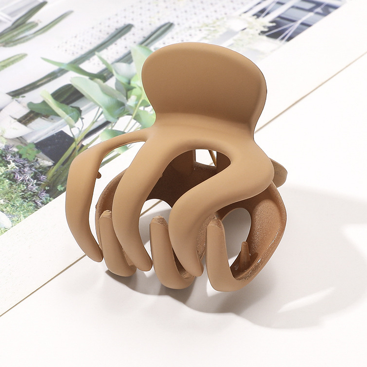 1 Kẹp Tóc Đuôi Ngựa 4.5cm Màu Bí Ngô / Bóng Tròn