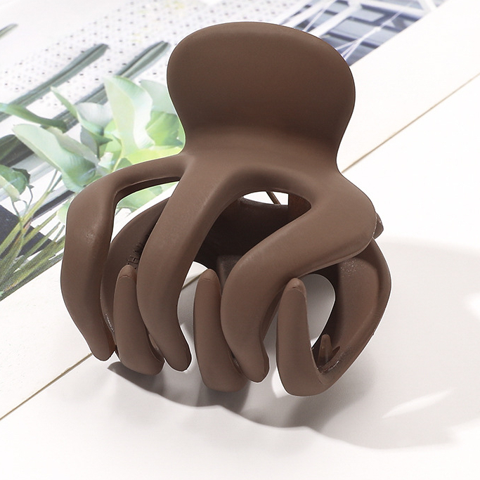 1 Kẹp Tóc Đuôi Ngựa 4.5cm Màu Bí Ngô / Bóng Tròn