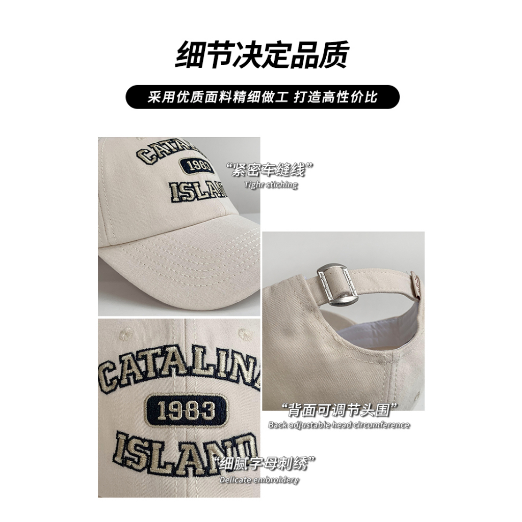 Mũ Lưỡi Trai Vành Rộng Màu Xám Phong Cách Nhật Bản Thời Trang Mùa Hè Cho Nữ