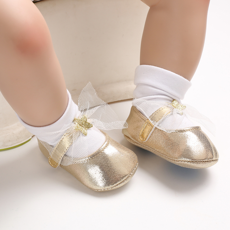 Giày Moccs Da PU Đế Mềm Chống Trượt Phối Tua Rua Cho Bé