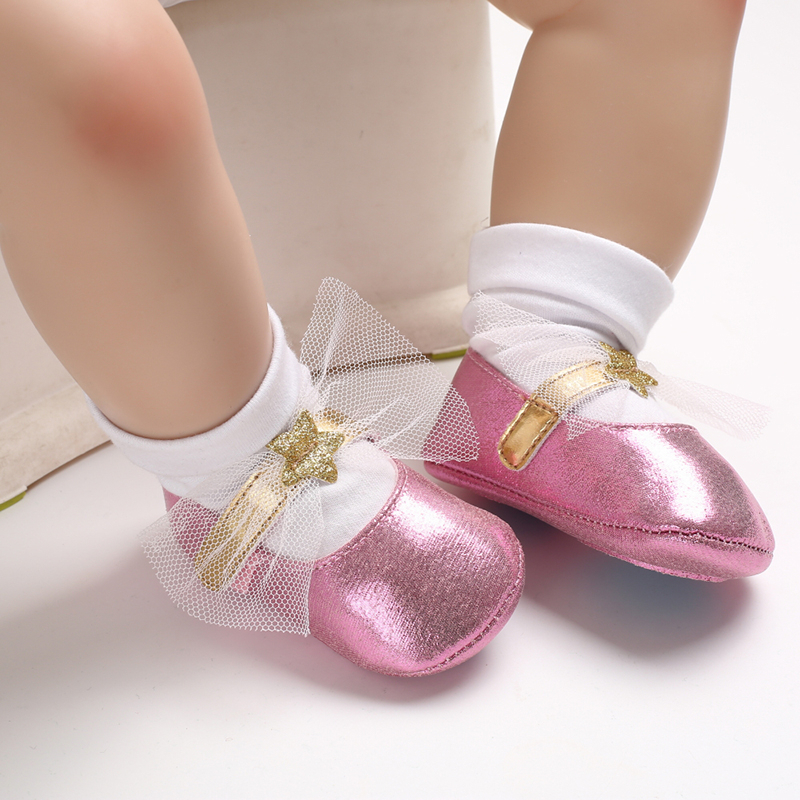 Giày Moccs Da PU Đế Mềm Chống Trượt Phối Tua Rua Cho Bé